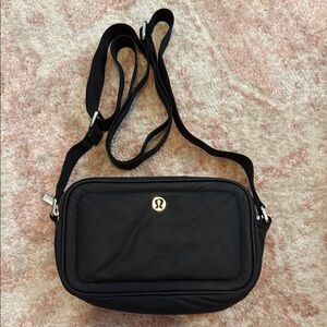 Lululemon Athletica Black Sporty Crossbody Bag
